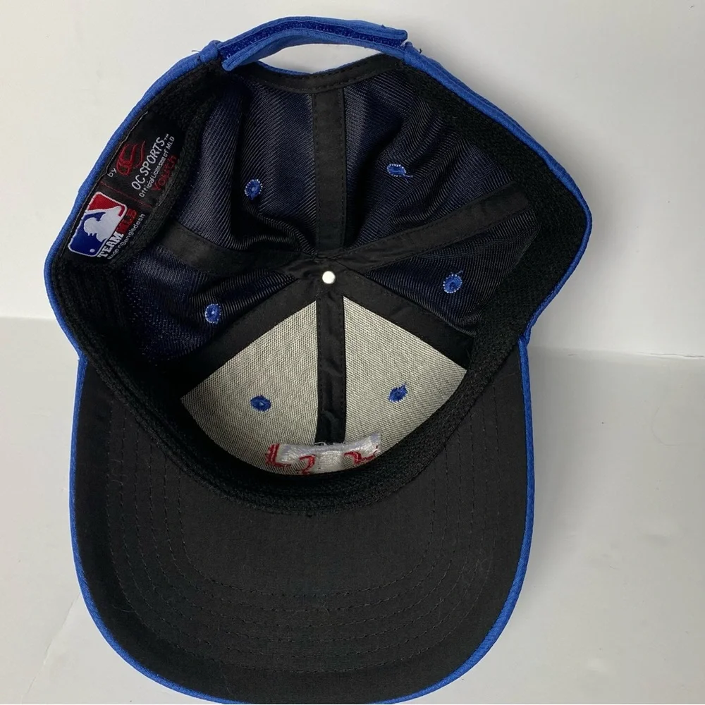 Texas Rangers Hat Youth Blue Baseball Team MLB Strapback OC Sports Kids EUC Boys